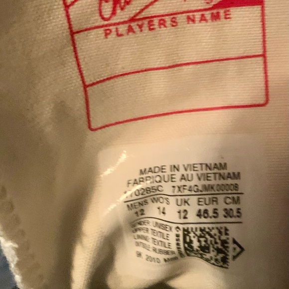 New! Converse Chuck Taylors 70’s “My Story” - Picture 9 of 9